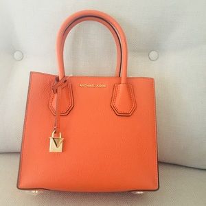 Micheal Kors Tangerine Mercer Leather